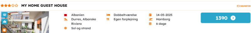 Book din vinterferie i Albanien