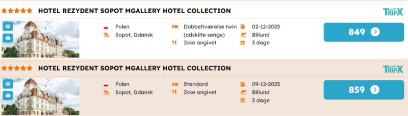 Book din billige 5* østersøferie