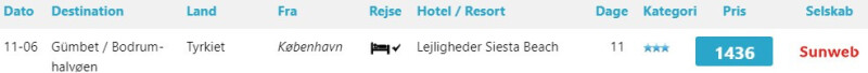 Book 11 dages ferie hos Sunweb