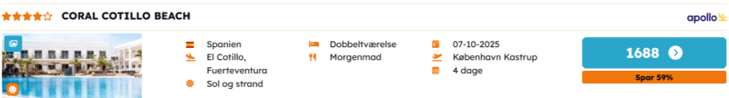 Book din billige luksus minibreak hos Apollo